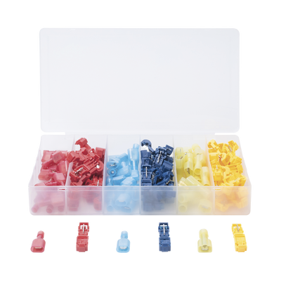 EPCOM POWERLINE Kit de 60 Conectores para Cableado Eléctrico Tipo T-TAP / Conectores tipo Unión MOD: CT-T123