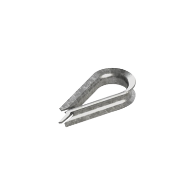 SURTEK Guardacabos/cuello 1/4" acero con electro galvanizado. MOD: CUELLO-14LS