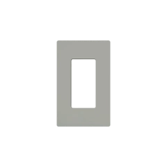 LUTRON ELECTRONICS Placa de pared 1 espacio, para atenuador (dimmer), switch ó control remoto PICO inalámbrico. MOD: CW-1-GR