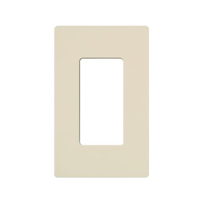 LUTRON ELECTRONICS Placa de pared 1 espacio, para atenuador (dimmer), switch ó control remoto PICO inalámbrico. CW1-LA