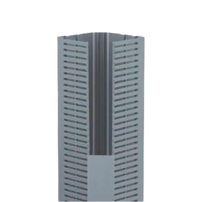 PANDUIT Canaleta para Cable en Esquina, 5.33" x 4.58", 6 Pies, Color Gris CWD4LG6