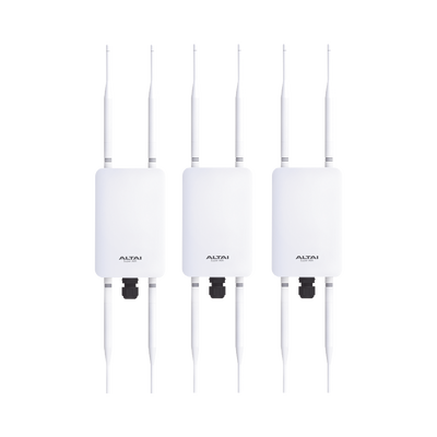 ALTAI TECHNOLOGIES Kit 3 Puntos de Acceso CX-200, Wave2, Dual Band, Antenas Omnidireccionales 5 dBi MOD: CX200.KIT