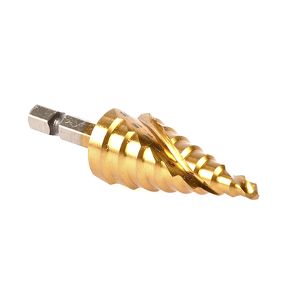 MAKITA Broca escalonada espiral de 1/4" hss-tin 4-20 mm, blíster con una pieza. MOD: D-40185