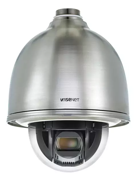 Domo IP PTZ de Acero Inoxidable 2MP / Antivandálica para Exterior / Zoom óptico de 32X / H.265 & WiseStream II / WDR 150dB