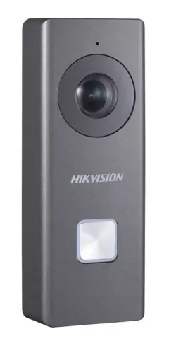 Videoportero WIFI 1080p / Compatible con Hik-Connect para Monitoreo a Través de APP / Protección IP54 / 5 mts IR / Visión 180º / Audio de Dos Vías MOD: DS-KB6403-WIP