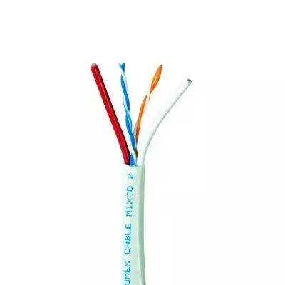 2 pares UTP5 par para alimentación calibre 16 ( tramo por metro )