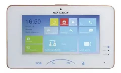 Monitor IP Touch Screen 7 / Vídeo en Vivo / Soporta Audio de Dos Vías / Apertura Remota / Llamadas entre Monitores / WiFi / P2P MOD:DSKH8301WT