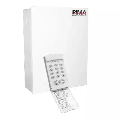 Kit de Alarma de 6 zonas y teclado LED delgado. Triple comunicador RADIO/Teléfono/GSM. Incluye gabinete MOD: H6-RX6-K