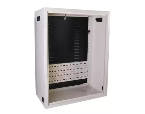 Gabinete Metálico con Puertas Desmontables, Rack de 19, 15 unidades. MOD: SYG-130
