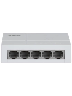 DAHUA DH-SF1005L - Switch para Escritorio 5 Puertos Fast Ethernet con velocidad de transmisión de 10/100 Mbps en un diseño compacto. Su capa 2 soporta un switching de hasta 1 Gbps y una velocidad de reenvío de 0.744 Mbps. #SwitchDpxv #VolDH - comprar en línea