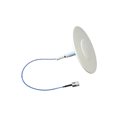 PULSE LARSEN ANTENNAS Antena plana blanca DAS para techo, 698-2700 MHz, bajo PIM, N Hembra. MOD: DASUTWC500NF