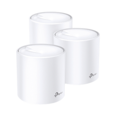 TP-LINK KIT de sistema inalámbrico Deco X20 mesh para hogar / Doble banda Wi-Fi 6 (AX) / 2 puerto Gigabit / 2 antenas internas / Compatible con amazon alexa MOD: DECOX20-3PACK