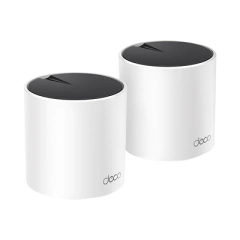 TP-LINK KIT de sistema inalámbrico Deco X55mesh para hogar, doble banda Wi-Fi 6 (AX), doble puerto Gigabit, 2 antenas internas y compatible con amazon alexa MOD: DECOX55-2PACK