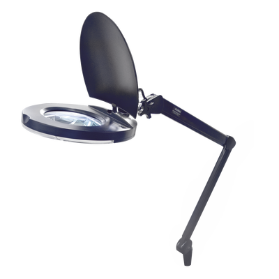 SYSCOM PARTS Lampara de LED para Escritorio con Lupa de 5 Pulgadas de Diámetro, 5 Dioptrias, 2.25X. MOD: DESK-LAMP