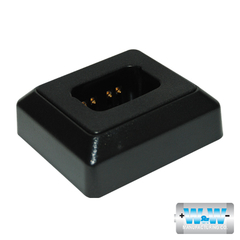 W&W Adaptador para Cargador rápido y estándar para MCIIA / MCIA. Para Radios Motorola Visar. MOD: CUPVISAR