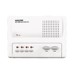 SYSCOM Sistema de intercomunicador manos libres para 4 extensiónes MOD: KIC-304