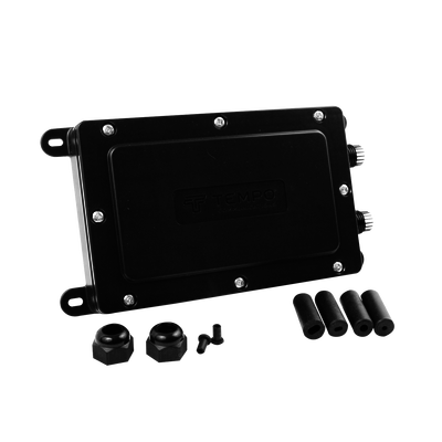TEMPO Cierre de Empalme Interior/Exterior para 12 fusiones, IP68, 2 puertos laterales MOD: DFE101