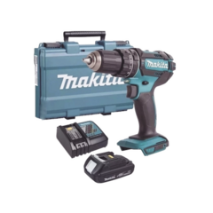 MAKITA ROTOMART. ATORN. 1/2INV.V.R. 0-600 0-1900 RPM LI-ION 1 BAT. 1.5 A.H Y CARG C/LUZ FRENO MALETIN 18V MOD: DHP482SY