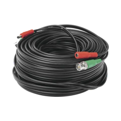 EPCOM TITANIUM 30 metros / Cable coaxial ( BNC ) + Alimentación / 100 % Cobre / Para Cámaras 4K / Uso interior DIY-30M-HD