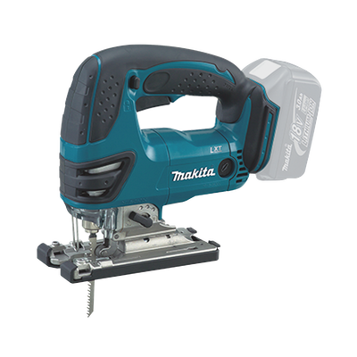MAKITA Sierra caladora inalámbrica 18v, alimentada por una batería litio-ion. MOD: DJV-182-Z