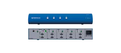 KRAMER DK42H-3 DK42H–3 de HighSecLabs es un KVM de Seguridad 4K30 UHD HDMI de 4 puertos duales con fUSB