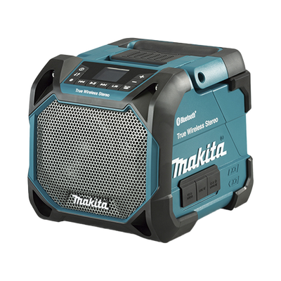MAKITA Bocina y Reproductor de Música (12 o 18 Vcc) USB/BlueTooth con Pantalla LCD. MOD: DMR-203