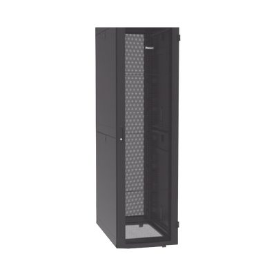 PANDUIT Gabinete Net-Verse para Centros de Datos, 45UR, 600mm de Ancho, 1200mm de Profundidad, Fabricado en Acero, Color Negro MOD: DNE6522B