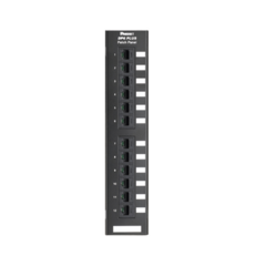 PANDUIT Panel de Parcheo de Impacto 110, Categoría 6, Montaje en Pared Usando Accesorio WB89D, de 12 Puertos MOD: DP12688TGY