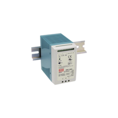 MEANWELL Fuente de poder Riel Din 12V, 100W con Cargador de Batería MOD: DRC-100-A