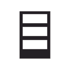 NOTIFIER Puerta para Gabinete de 3 Niveles / para Paneles NOTIFIER / Color Negro MOD: DR-C4