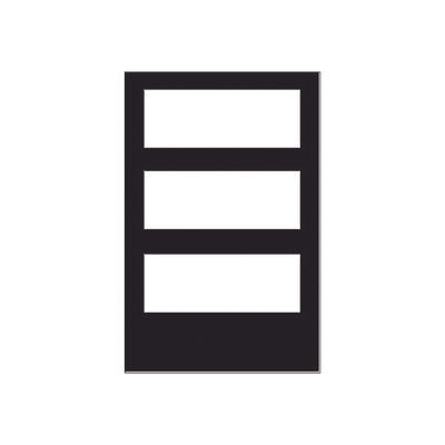 NOTIFIER Puerta para Gabinete de 3 Niveles / para Paneles NOTIFIER / Color Negro MOD: DR-C4