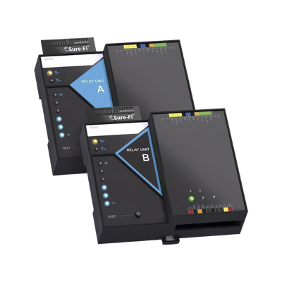 Sure-Fi Relay Inalámbrico / 2 Relevadores / 2 Entradas / Atraviesa hasta1.6 KM En Construcción o Material MOD: DS006-RELAY