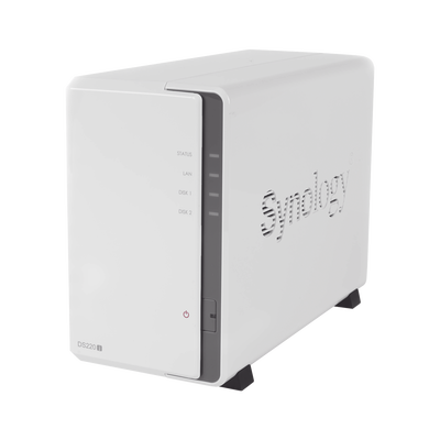 SYNOLOGY Servidor NAS de 1 Bahías / Hasta 16 TB / Servicio Nube Gratis (P2P) / Administración Remota y Respaldo Programado DS120J
