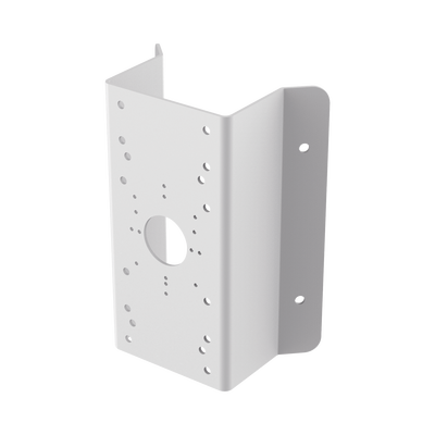 HIKVISION Montaje de Esquina para PTZ TURBOHD o IP / Uso en Exterior material acero de carbono MOD: DS-1276ZJ