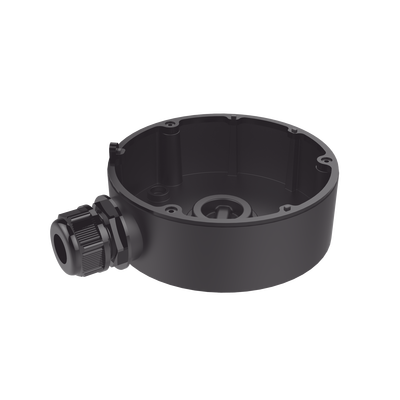 HIKVISION Caja de Conexión de Exterior Color Negro / Compatible con DS-2CD2143G2-I(S)(BLACK) MOD: DS-1280ZJ-DM18(BLACK)