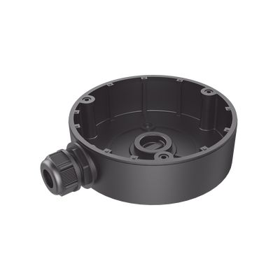 HIKVISION Caja de conexión de Exterior Color Negro / Compatible con DS-2CD2343G2-I(U)(BLACK) MOD: DS-1280ZJ-DM8(BLACK)