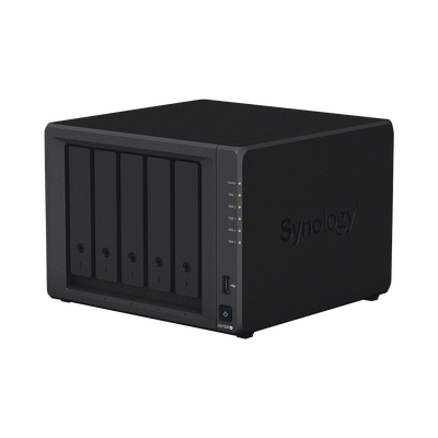 SYNOLOGY Servidor NAS de escritorio de 5 bahias / Expandible a 15 bahías / Hasta 256TB / 8GB de RAM MOD: DS1520PLUS