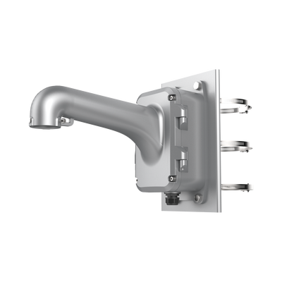 HIKVISION Montaje de Pared con Caja de Conexión y Montaje en Poste para Domos PTZ MOD: DS-1604ZJ-BOX-POLE-P