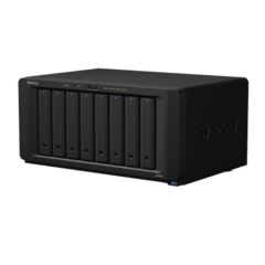 SYNOLOGY Servidor NAS de escritorio con 8 bahías / Expansible a 18 bahías / Hasta 252 TB / 4GB de RAM MOD: DS1819PLUS