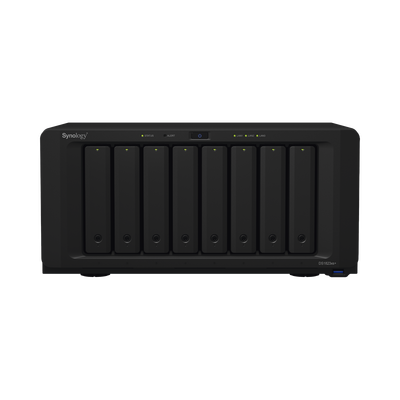 SYNOLOGY Servidor NAS de escritorio con 8 bahías / Expansible a 18 bahías / Hasta 256 TB / 4GB de RAM DS1823XSPLUS