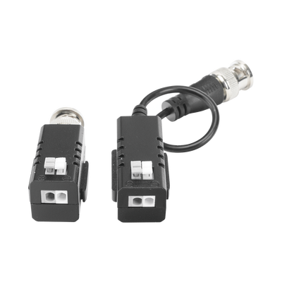 HIKVISION Kit de Transceptor (Balluns) TURBOHD / 8,5,4,3,2,1 Megapixel / Soporta HD-TVI / AHD / CVI / CVBS / Audio por Coaxitron / Menu OSD DS-1H18S/E(B)