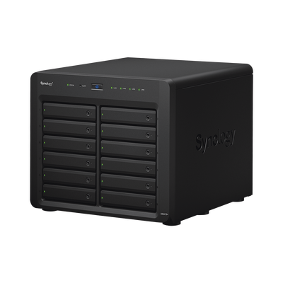 SYNOLOGY Servidor NAS de escritorio con 12 bahías / Expansible a 24 bahías / Hasta 368 TB / 4GB de RAM MOD: DS2419PLUS