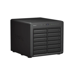 SYNOLOGY Servidor NAS de escritorio con 12 bahías / Expansible a 24 bahías / Hasta 368 TB / 4GB de RAM MOD: DS2422PLUS