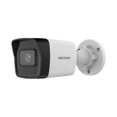 HIKVISION Bala IP 4 Megapixel / Lente 2.8 mm / ACUSENSE Lite (Detección de Movimiento en Humanos y Vehiculos) / Microfono Integrado / 30 mts IR EXIR 2.0 / Exterior IP67 / WDR 120 dB / PoE / ONVIF / MicroSD MOD: DS-2CD1043G2-I(UF)