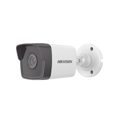 HIKVISION Bala IP 5 Megapixel / Lente 2.8 mm / 30 mts IR / WDR 120 dB / Exterior IP67 / H.265+ / PoE / ONVIF MOD: DS-2CD1053G0-I(C)