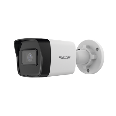 HIKVISION Bala IP 8 Megapixel (4K) / Lente 2.8 mm / 30 mts IR / Exterior IP67 / Hik-Connect P2P / H.265+ / PoE / Microfono Integrado / WDR 120 dB / Onvif / Micro SD MOD: DS-2CD1083G0-I(UF)(C)