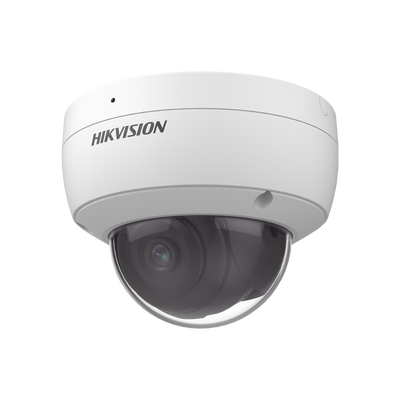 HIKVISION Domo IP 4 Megapixel / ACUSENSE Lite (Detección de Movimiento en Humanos y Vehículos)/ Lente 2.8 mm / 30 Mts IR EXIR 2.0 / Micrófono Integrado / Exterior IP67 / IK10 / WDR 120 dB / PoE / MicroSD MOD: DS-2CD1143G2-I(UF)
