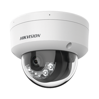 HIKVISION Domo IP 8 Megapixel (4K) / Lente 2.8 mm / 30 mts IR / Acusense / Dual Ligh/ /Microfono Integrado / Hik-Connect P2P / H.265+ / PoE / Exterior IP67 / WDR 120 dB / Onvif / Micro SD DS-2CD1183G2-LIU(F)