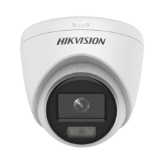 HIKVISION Turret IP 2 Megapixel / Imagen a Color 24/7 / PoE / Lente 2.8 mm / Luz Blanca 30 mts / Exterior IP67 / dWDR MOD: DS-2CD1327G0-L