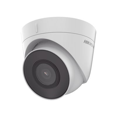 HIKVISION Turret IP 4 Megapixel / Lente 2.8 mm / ACUSENSE Lite (Detección de Movimiento en Humanos y Vehiculos) / 30 mts IR EXIR 2.0 / Microfono Integrado / Exterior IP67 / WDR 120 dB / PoE / ONVIF / MicroSD MOD: DS-2CD1343G2-I(UF)